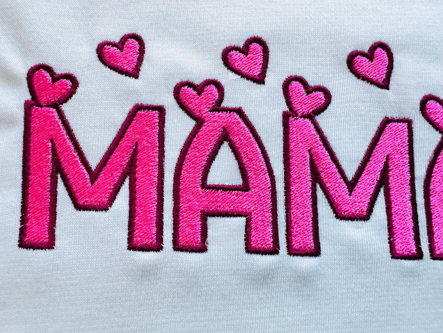 Heart Monogram FONT fill stitch and satin outline alphabet SET of 2