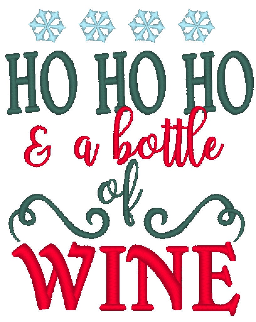 Christmas Wine Lovers Kitchen Set