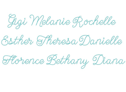 Quick Light Chain Stitch Script Handwritten Mini Font