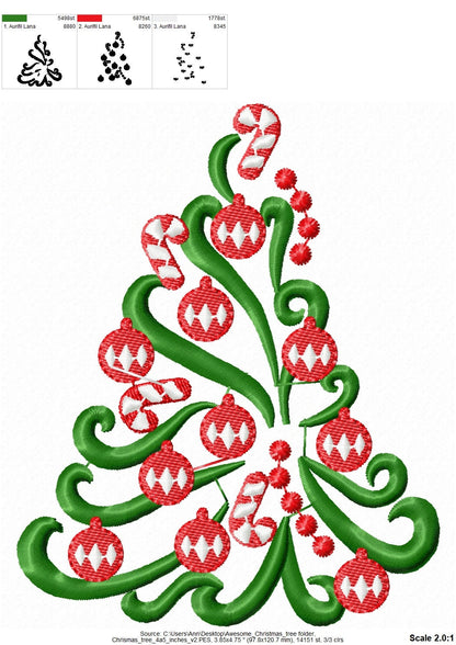 Christmas Tree with Candy