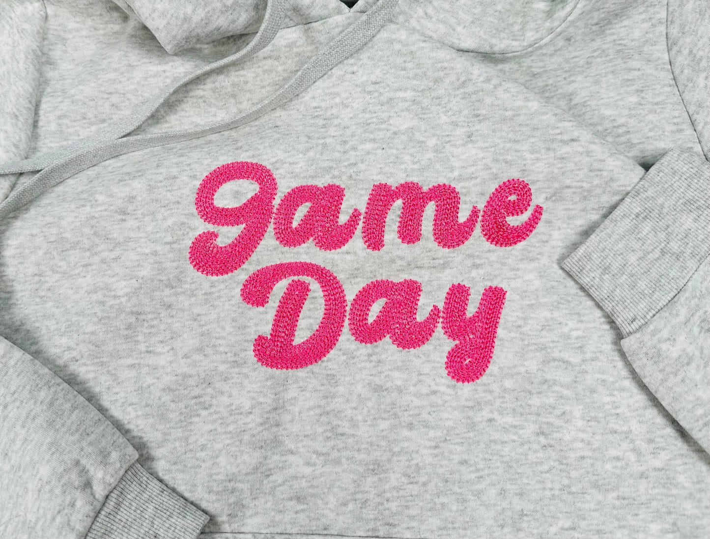 Cursive Chain Font Hand Stitch Effect