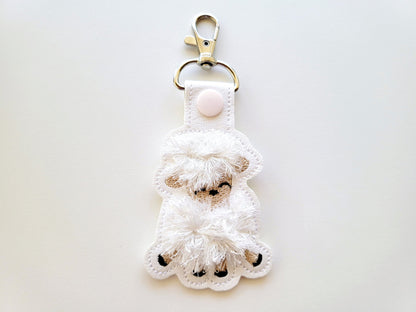 Fringed Little Sheep Keychain ITH