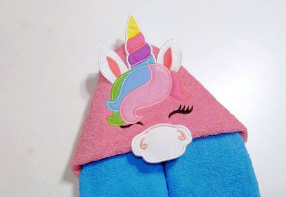 Unicorn Hooded Towel ITH