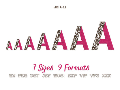 Duotone Split Patterned Font Set of 2