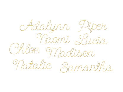 Bean Stitch Mini Line Font