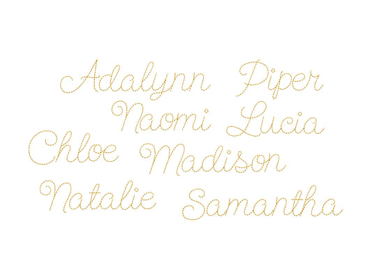 Bean Stitch Mini Line Font