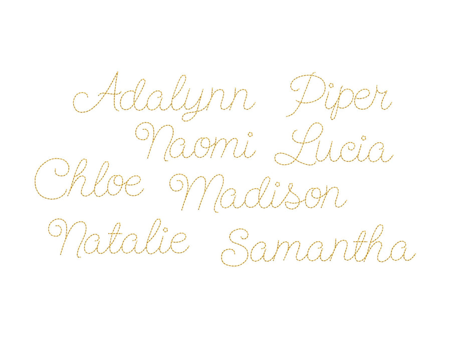 Bean Stitch Mini Line Font