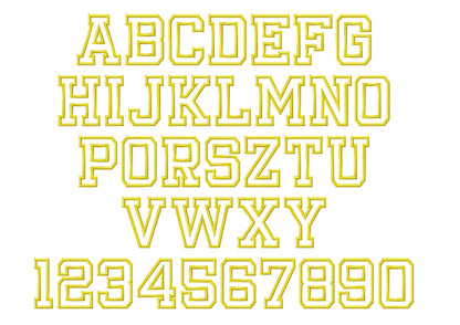 Varsity Athletic Sport High School Font