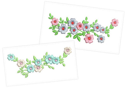 Mini Vine of Leaves And Flowers