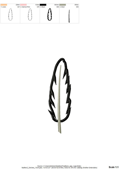 Feather Set of 4