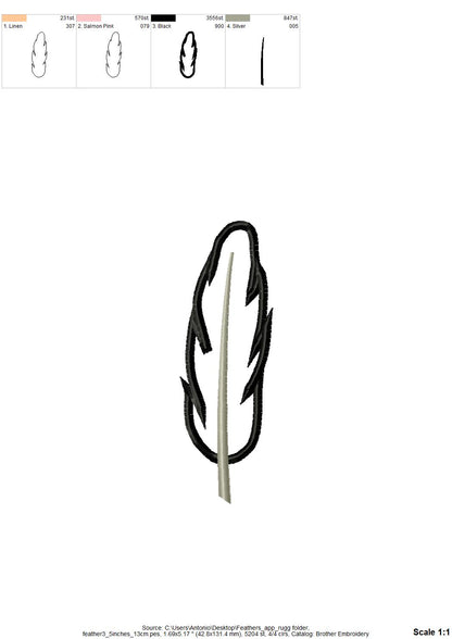 Feather Set of 4