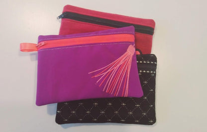 Tassel Pouch, Envelope ITH, Pocket, ITH, bag, zip bag, In The Hoop