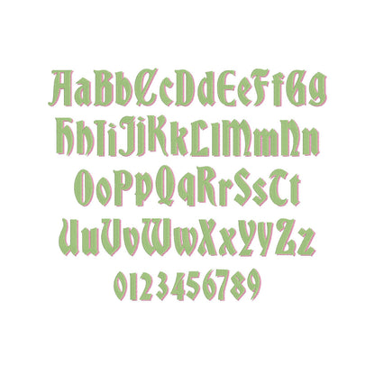 Vintage Retro Shadow Font