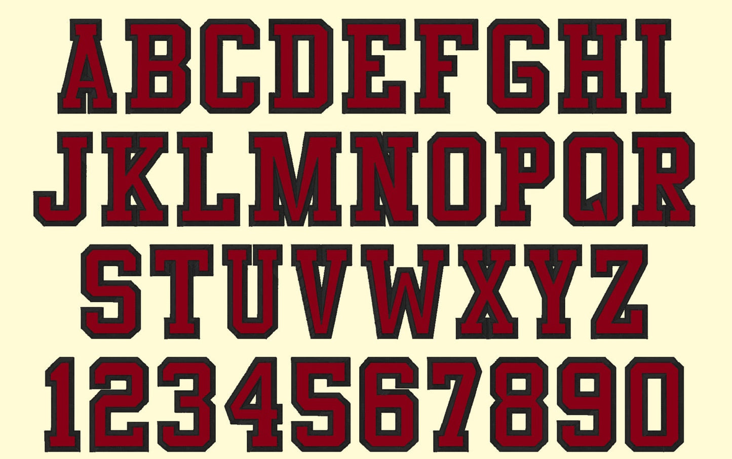 Split Varsity Collegiate Athletic Sport Font
