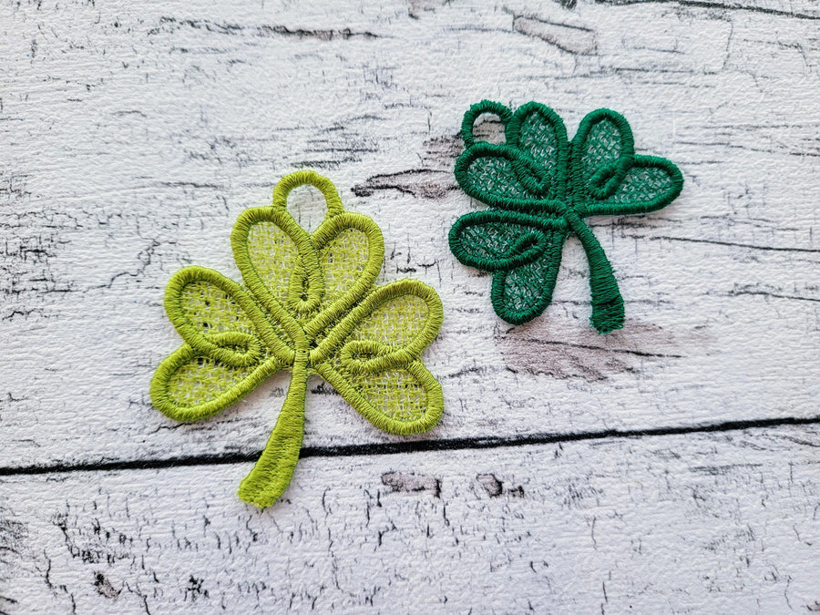 Shamrock Clover Flower Charm FSL