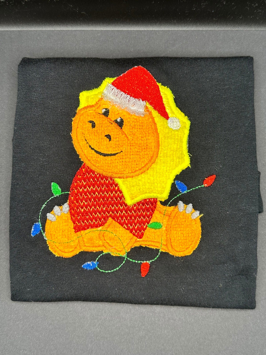 Christmas Little Dinosaur Santa