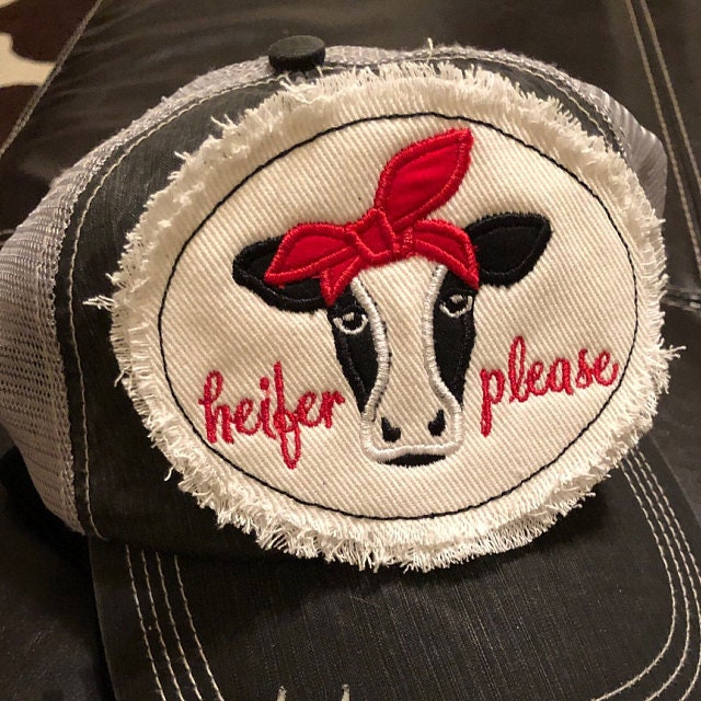 Cow Face Applique