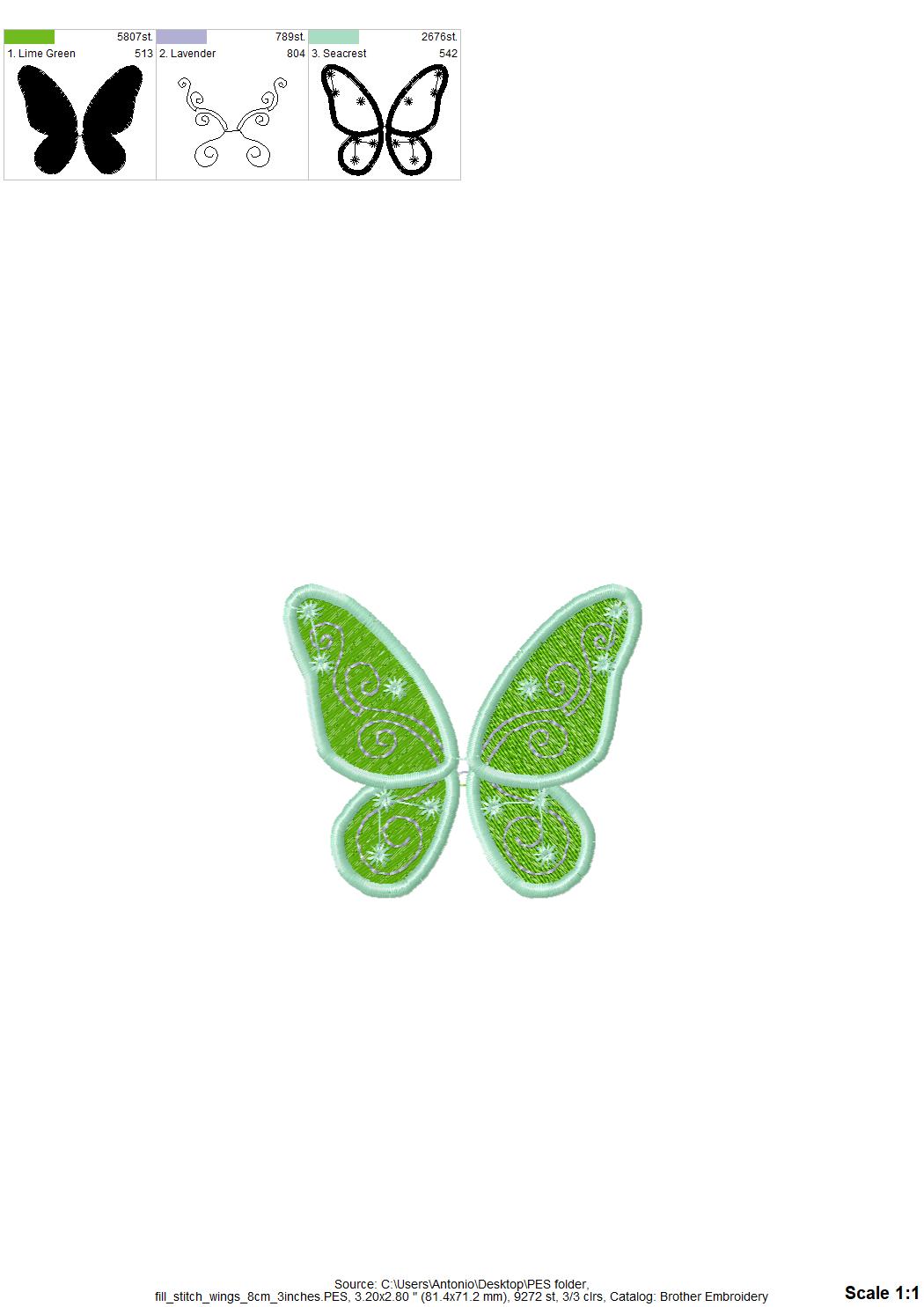 Fairy Butterfly Wings