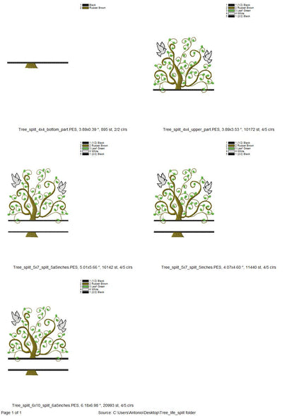Family Tree and Mini Font Set