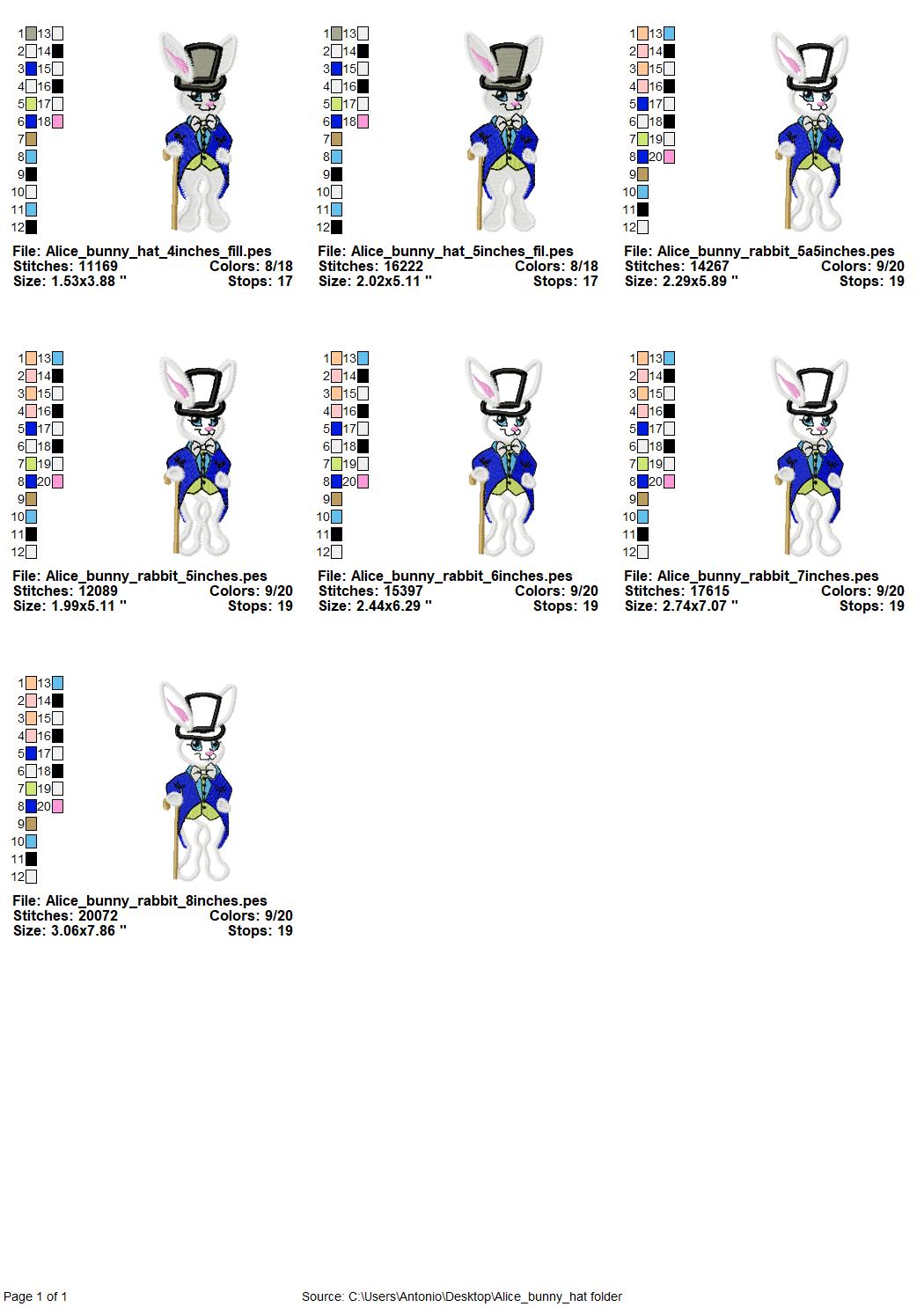 White Rabbit Alice in Wonderland