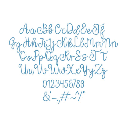 Bold Dense Chain Stitch Handwritten Font