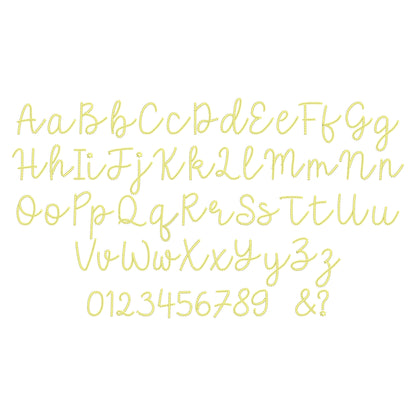 Extra Bold Chain Stitch Handwritten Font
