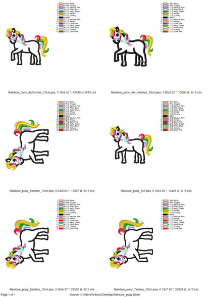 Little Rainbow Pony