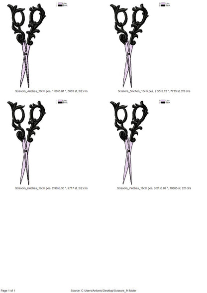 Scissors for Hairstylist or Seamstress