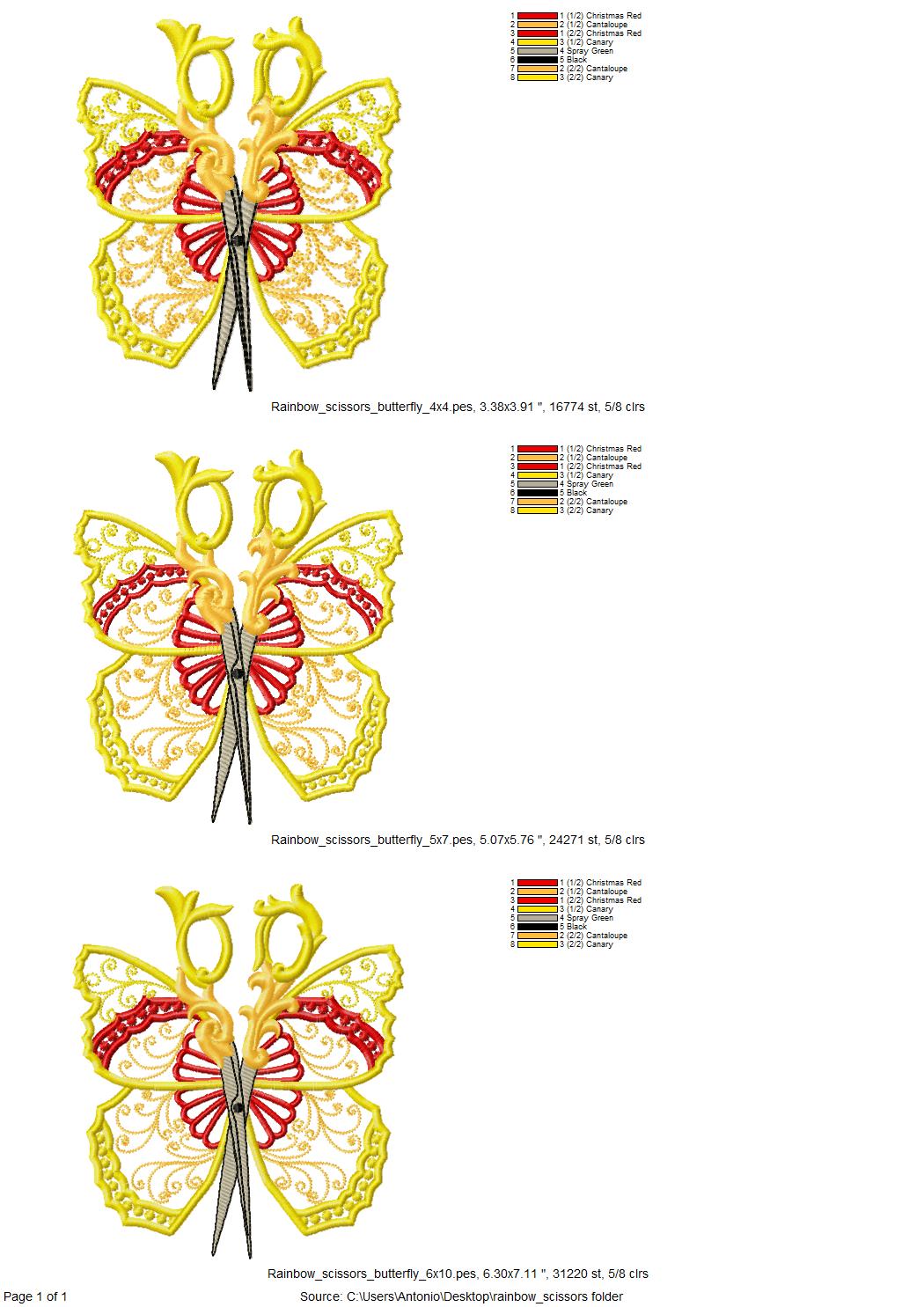 Butterfly Scissors
