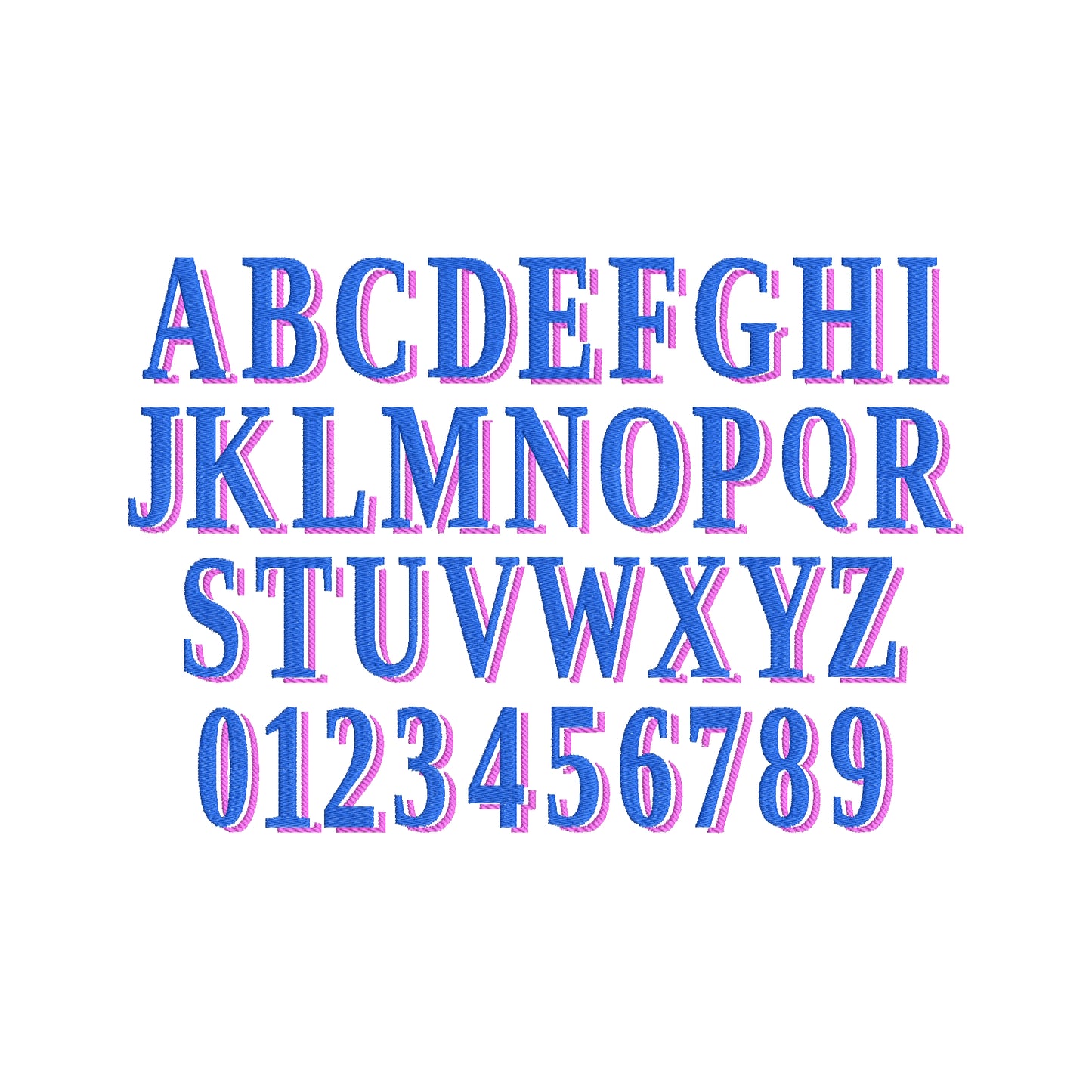 Tiny Shadow Collegiate Font