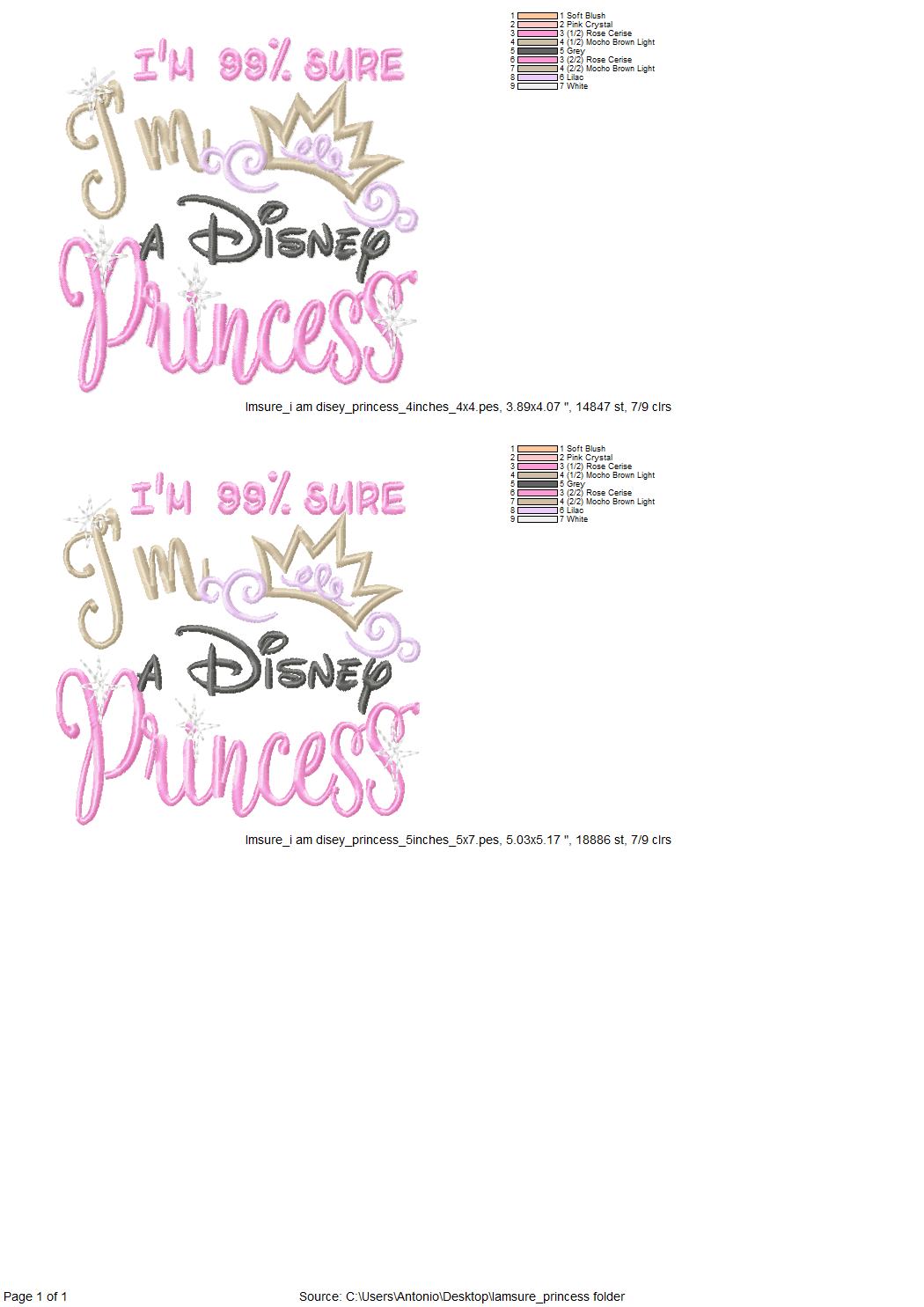 I am Princess Saying