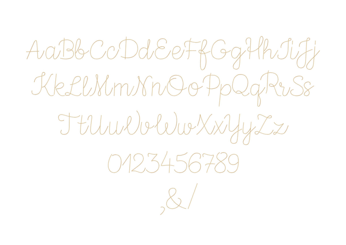 Needlework Script Font