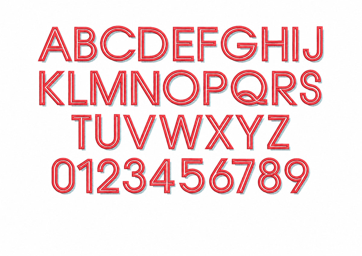 Shadow Athlete Block Font