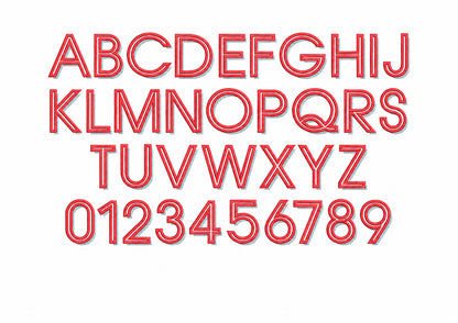 Shadow Athlete Block Font