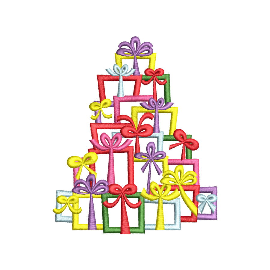 Stack of Christmas Gifts