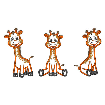 Little Giraffe Set of 3