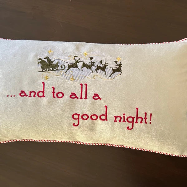 Christmas Polar Night Santa Sleigh With Deer