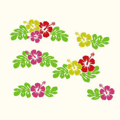 Hawaiian Hibiscus Flower Set
