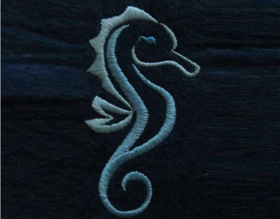Simply line seahorse machine embroidery designs Machine Embroidery 3" 4" 4.5" 5" 7" | PES DST JEF | Artapli