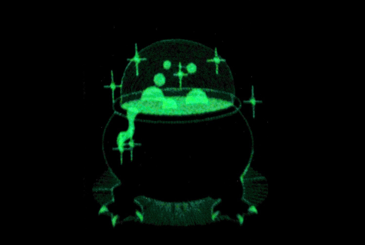Magic Cauldron Glow in the dark Machine Embroidery 4" 6" 5" 7" | PES DST JEF | Artapli