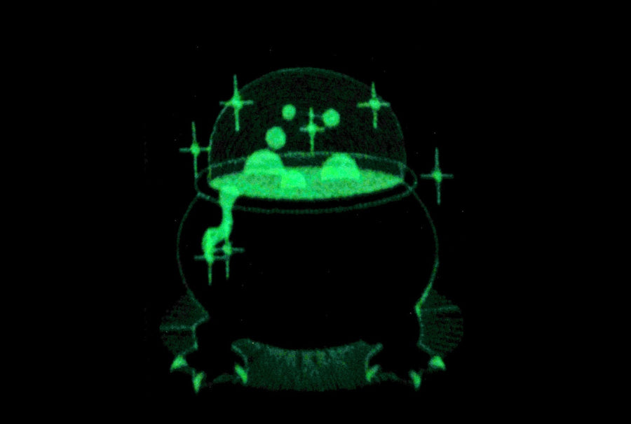 Magic Cauldron Glow in the dark Machine Embroidery 4" 6" 5" 7" | PES DST JEF | Artapli