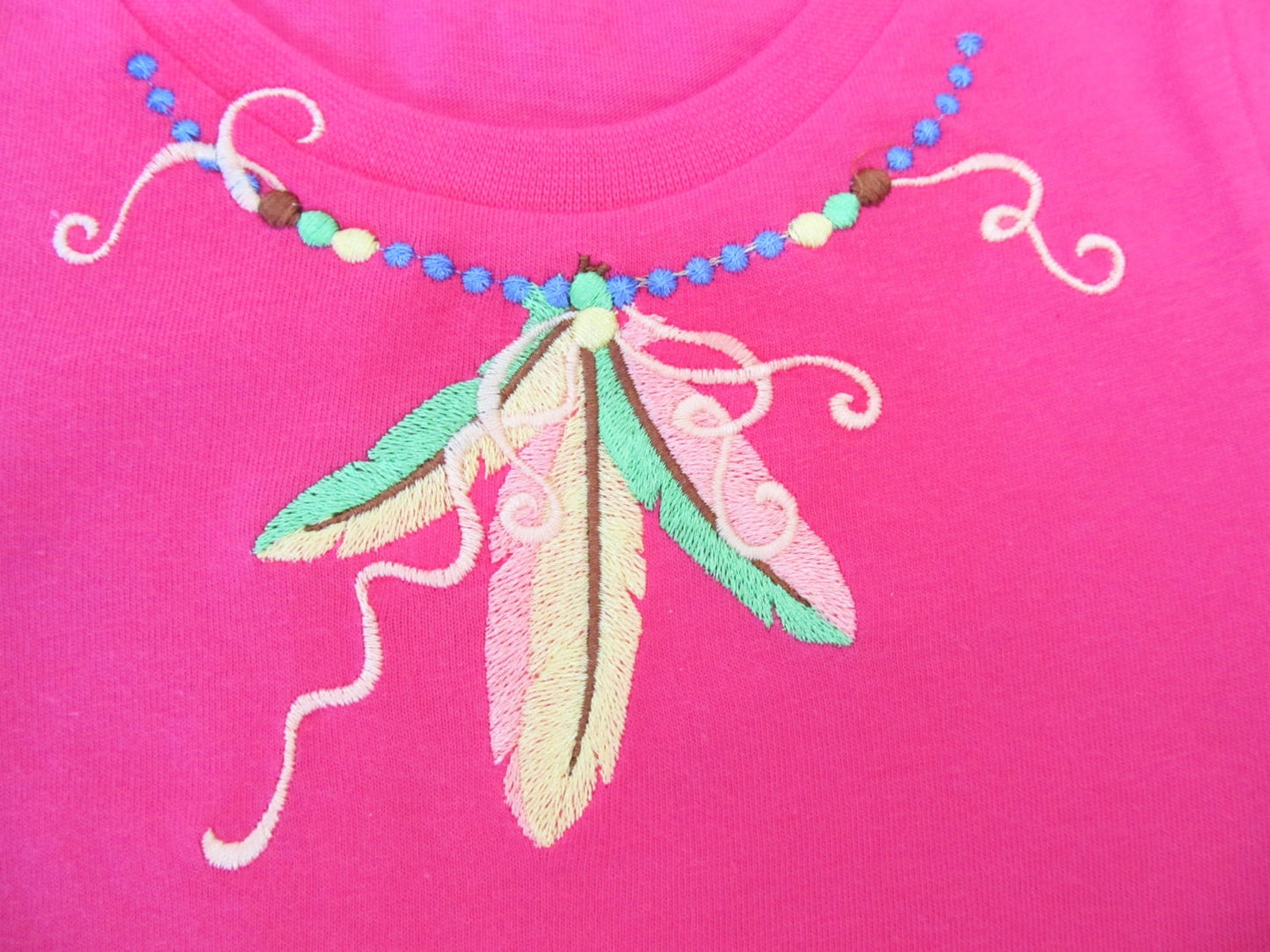 Girls Feather Neckline – Instant Download | Artapli