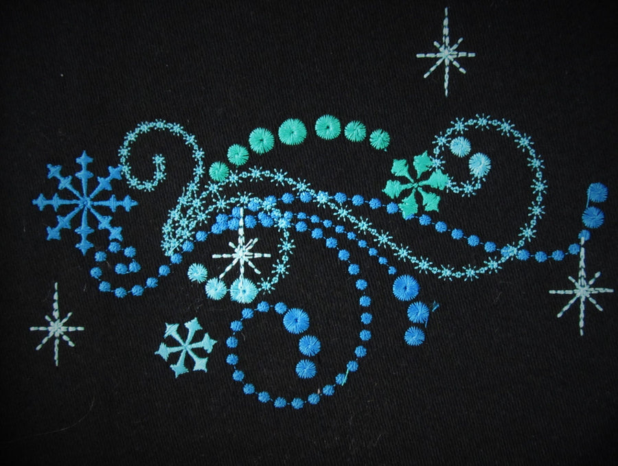 Frozen Sparkle Tail Machine Embroidery 4" 5" 6" 7" 8" 10" | PES DST JEF | Artapli