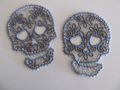 Day of the Dead Skull FSL Machine Embroidery 4" 5" 7" | PES DST JEF | Artapli
