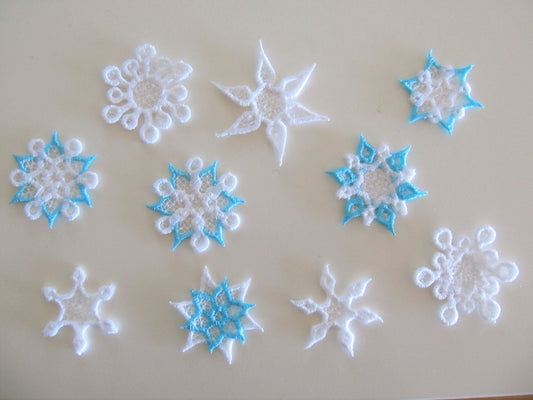 Mini frozen snowflake Freestanding lace embroidery – Instant Download | Artapli