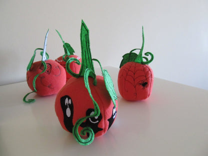 Halloween pumpkins ITH – Sizes 4" 7" 5" Digital Embroidery File | Artapli