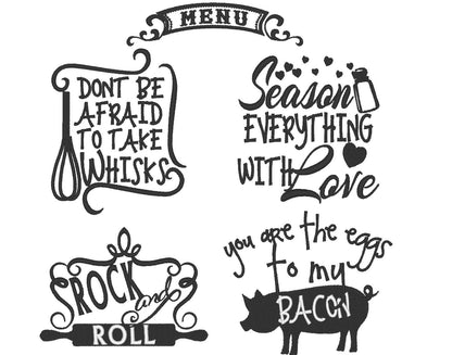 Season Everything with Love Kitchen Saying Set - image 1