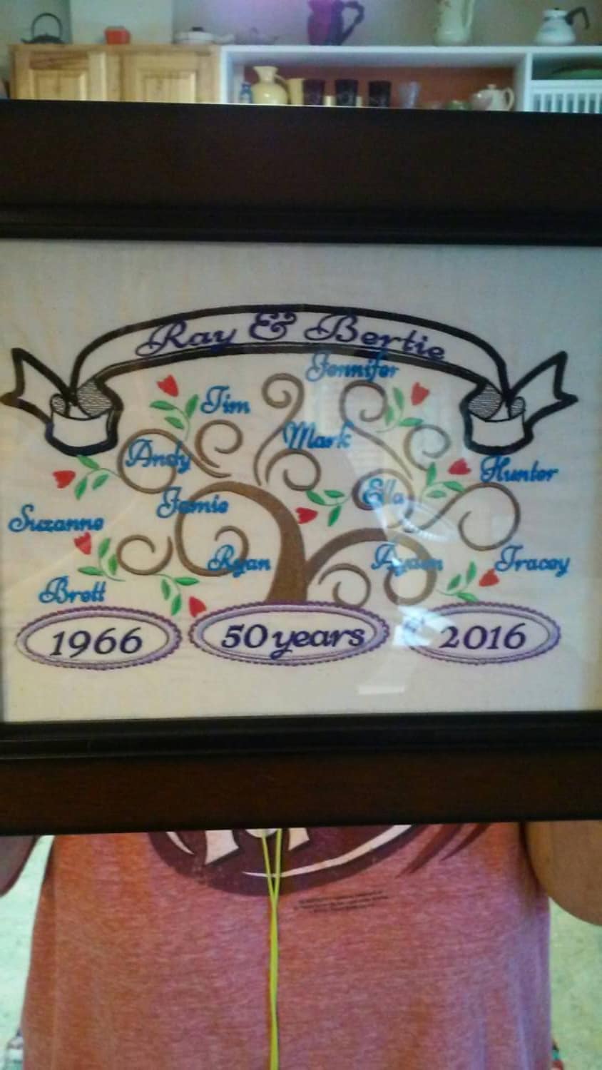 Fancy Romantic Family Tree Set