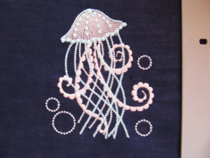 Magic Jellyfish Glow in the dark special thread machine embroidery designs