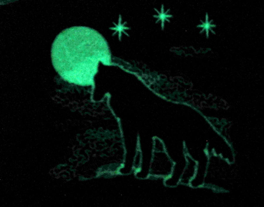 Magic Wolf with Moon Machine Embroidery 4" 5" 6" 7" | PES DST JEF | Artapli